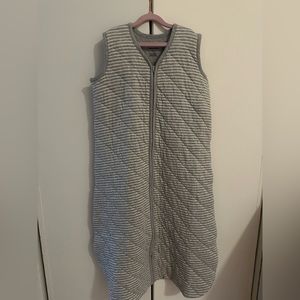 NWOT Moon And Back By Hanna Andersson Unisex Wearable Gray Blanket, Size L